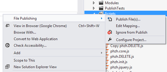 visual studio publish web application wizard not showing up